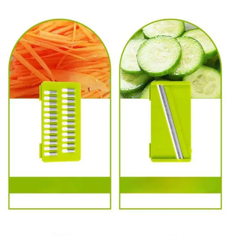 SliceMate 14-in-1 Jumbo Vegetable Cutter & Slicer | Manual Grater, Dicer, Chopper, Peeler – Multipurpose Kitchen Tool