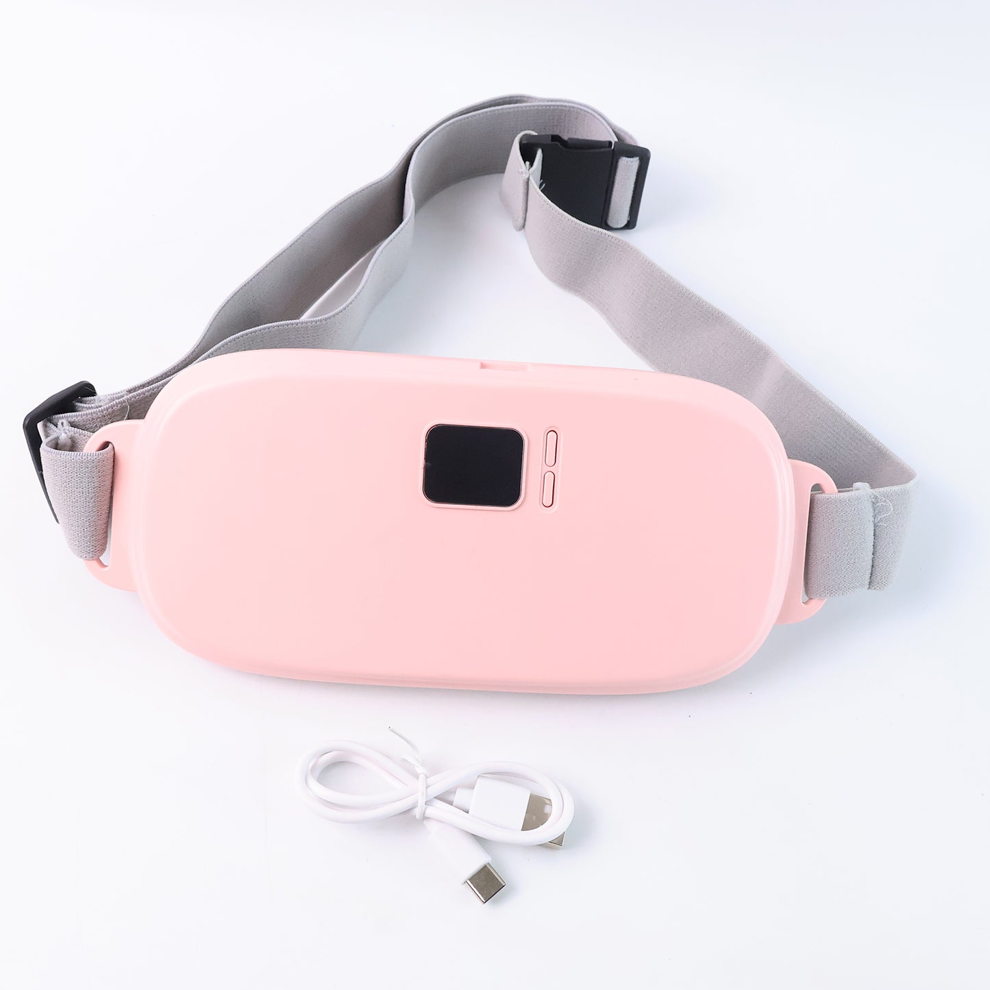 Rechargeable Heating Waist Belt for Period Pain & Body Pain Relief | Smart Warm Palace Belt with Heat & Vibration | Full Body Relaxation Heat Pad for Women