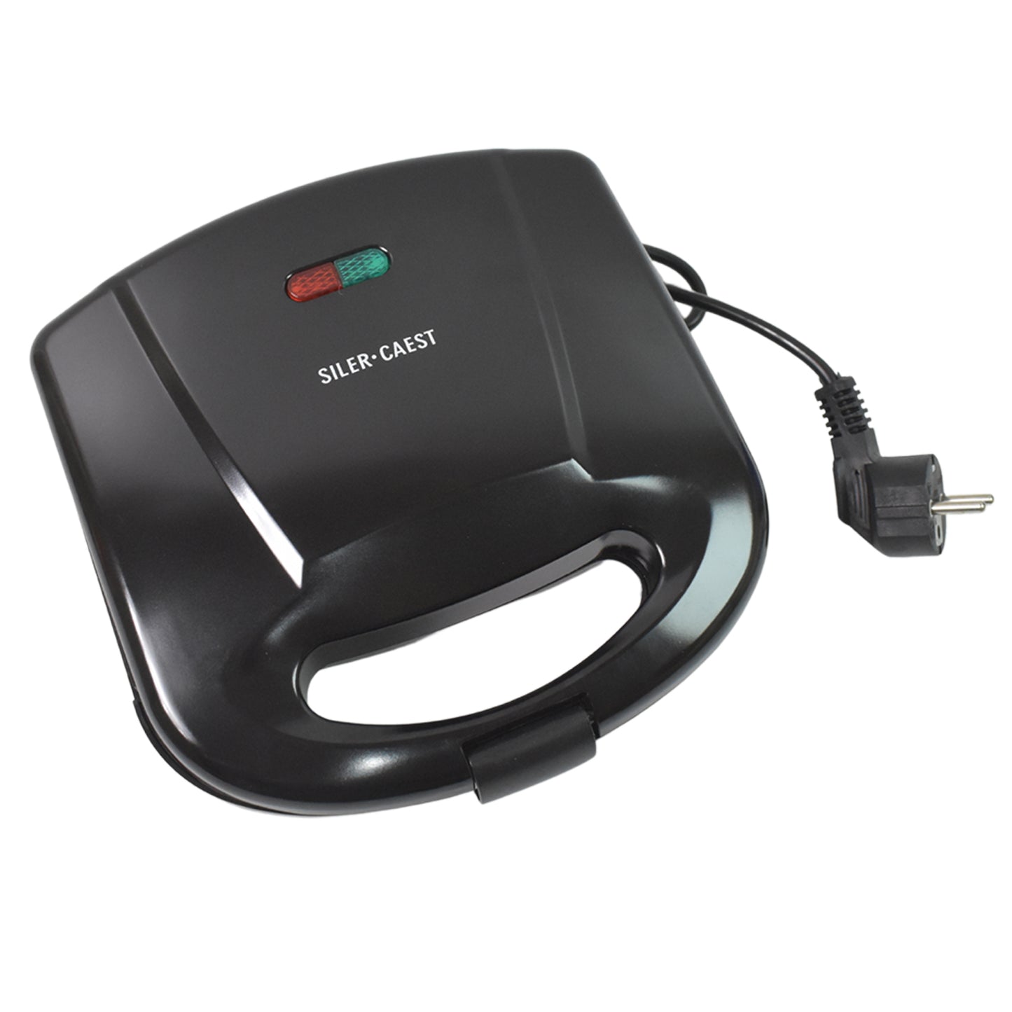 Non-Stick Sandwich Maker with Indicator Lights | Easy-to-Use & Easy-to-Clean | Cool-Touch Handle | Low-Fat Cooking