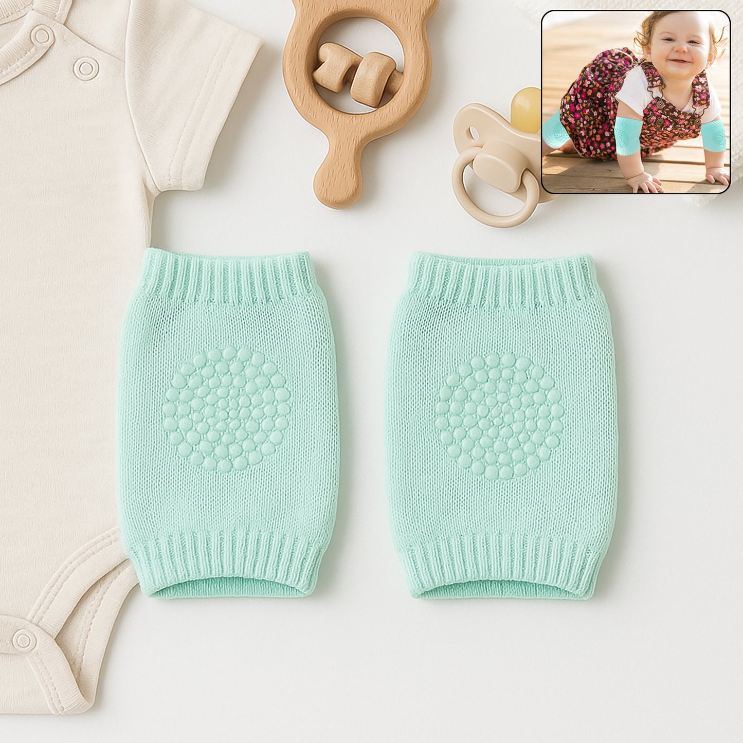 SnugSteps Soft Baby Pads – Knees & Elbows Protection Set
