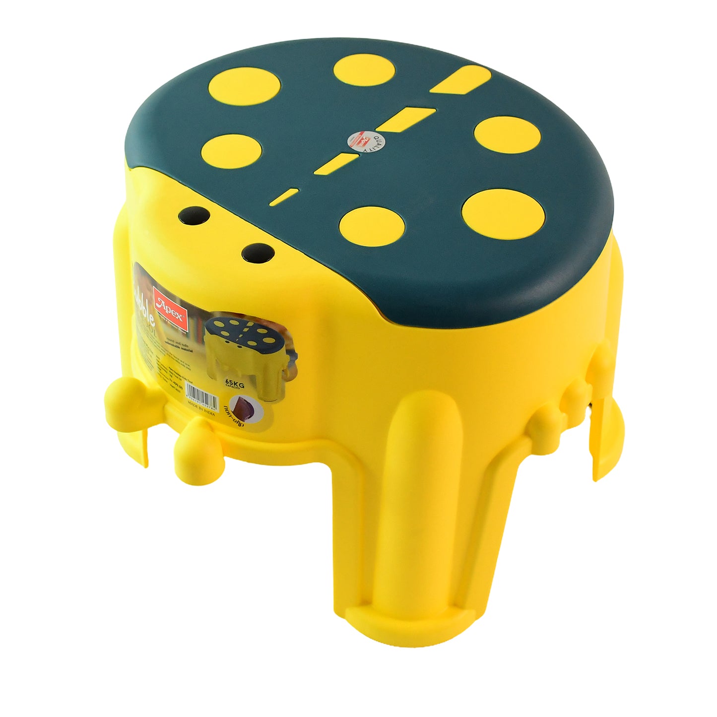 Apex Bubble Kids Stool – Durable Plastic Step Stool for Kids | Non-Slip Bubble-Textured Seat