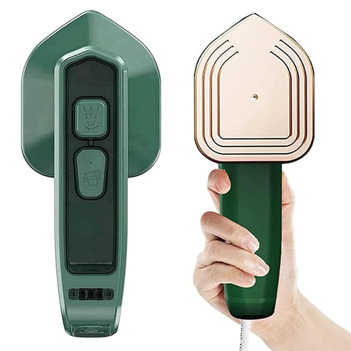 Mini Steam Iron Handheld Garment Steamer For Clothes - Portable Travel Household Ironing Machine Fast Heat Up Powerful Steam Compact Design For Travel And Home Quilting Sewing Iron Useful Gifts For Family Members Friends Birthday (1 Pc)