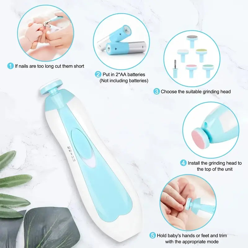 Glow Trim Baby Nail Clippers with LED Light – Safe & Stress-Free Trimming