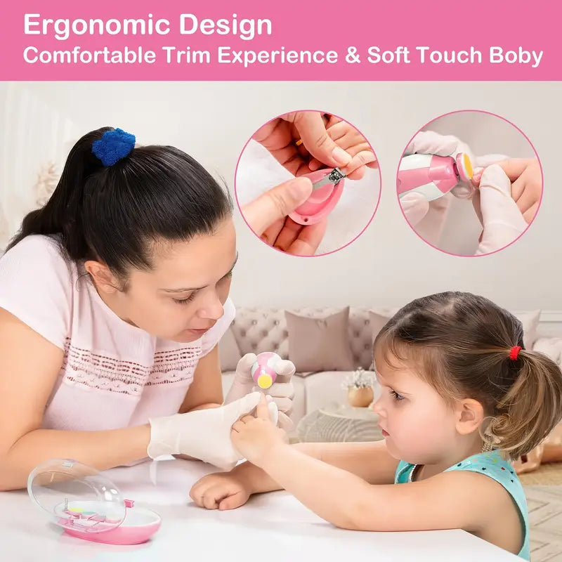 Glow Trim Baby Nail Clippers with LED Light – Safe & Stress-Free Trimming