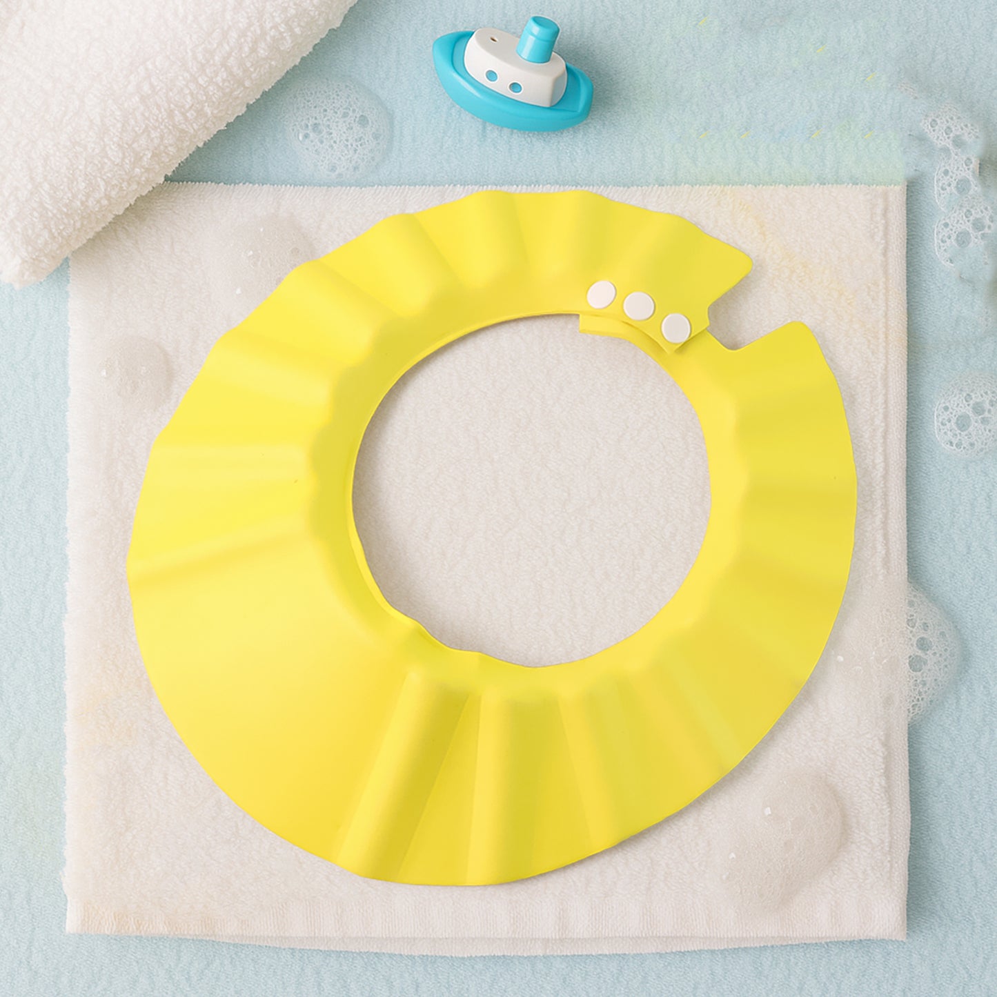 Adjustable Baby Shower Cap – Waterproof Bath Hat for Kids
