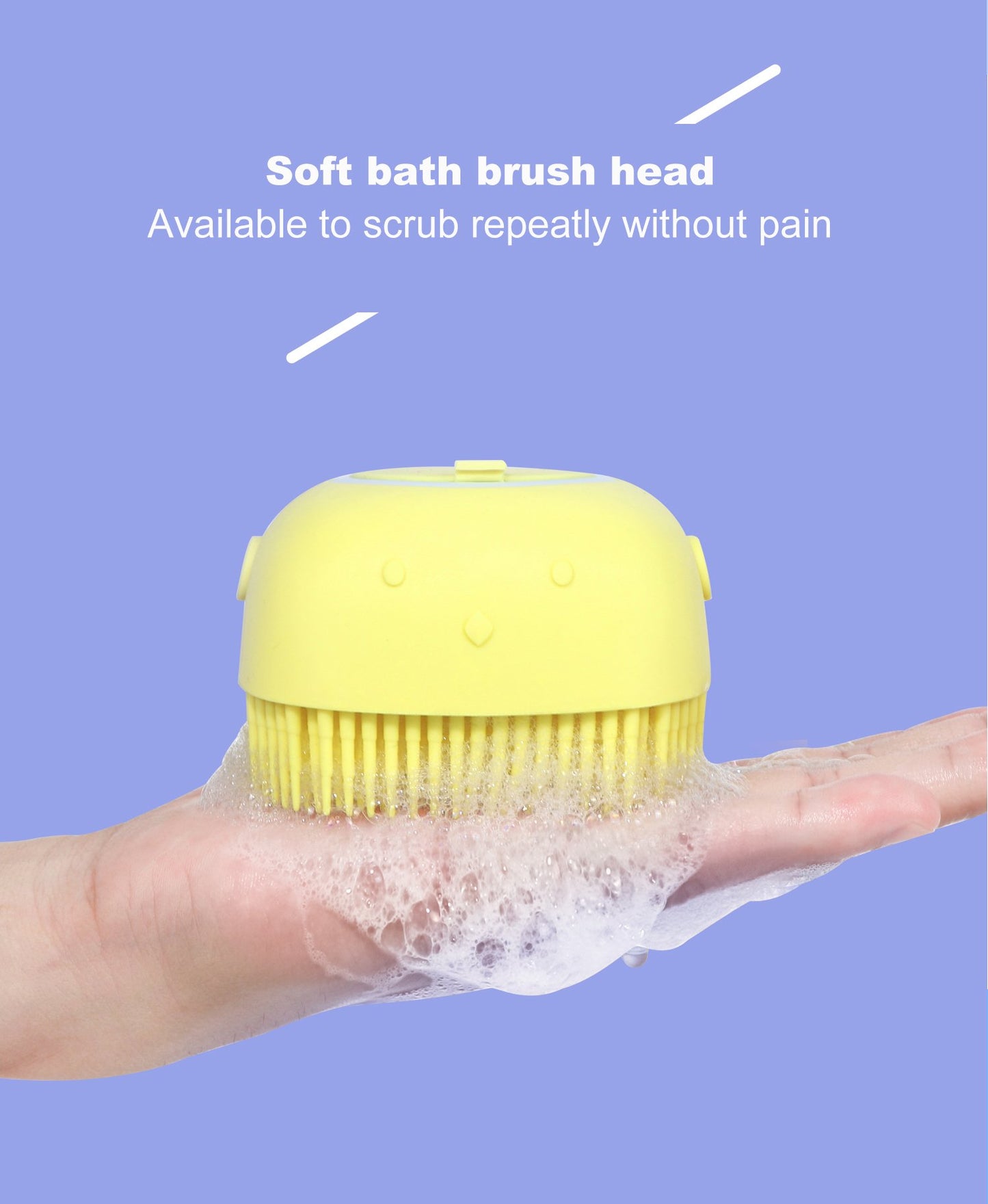 Cloud Soft Silicone Baby Bath Brush – Gentle Care for Delicate Skin