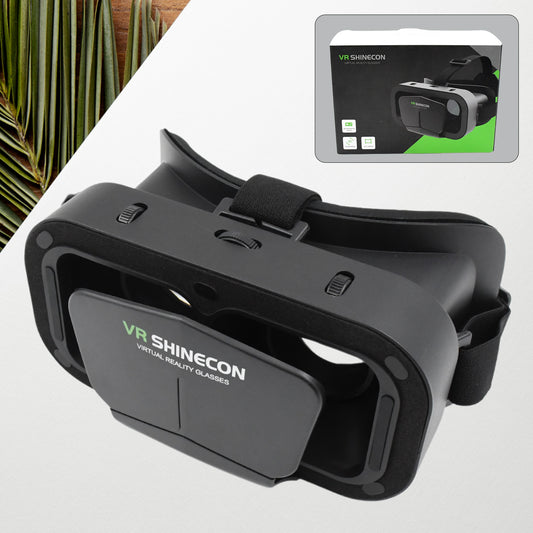 3D VR Headset Compatible with iPhone & Android – Virtual Reality Goggles for 3D Movies, Video Games & Immersive VR Experiences