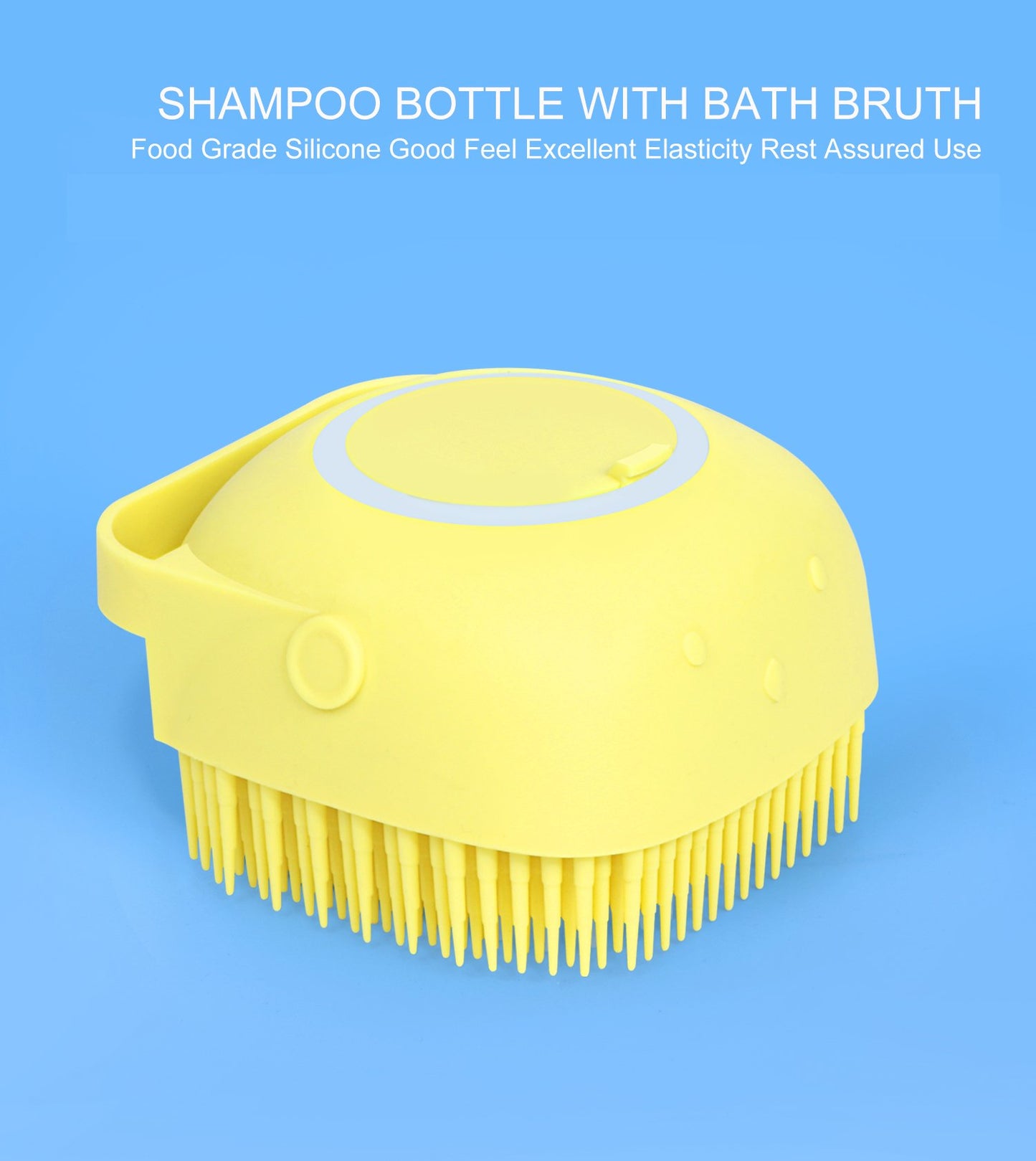 Cloud Soft Silicone Baby Bath Brush – Gentle Care for Delicate Skin