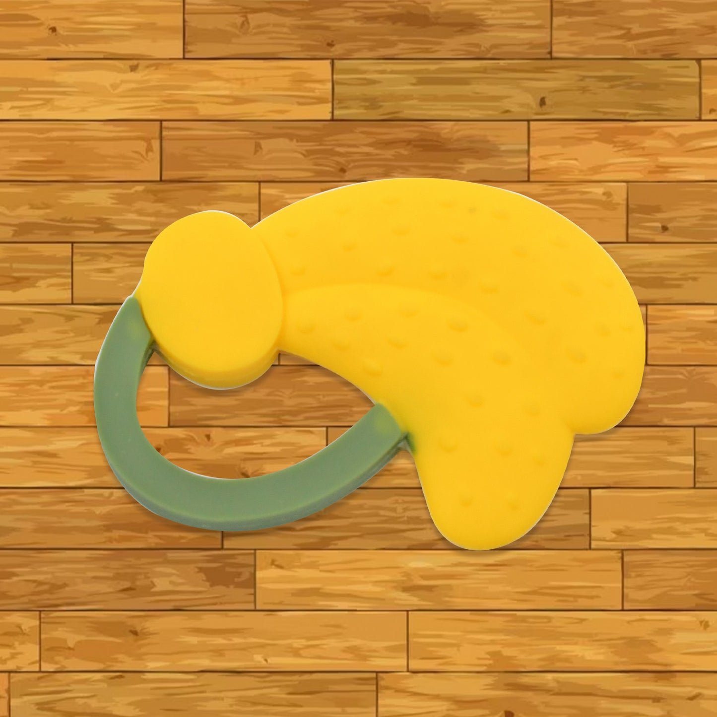 DinoBite Soft Grip Silicone Baby Teether – BPA-Free, Soothing for 6–12
