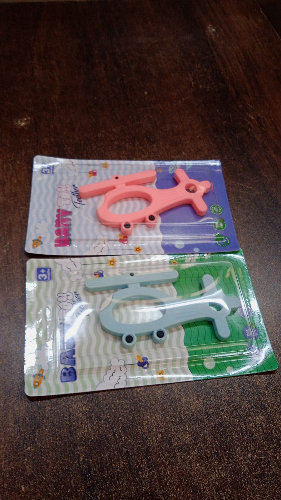 HeliChew Silicone Teether – Soothing Helicopter-Shaped Toy for Babies