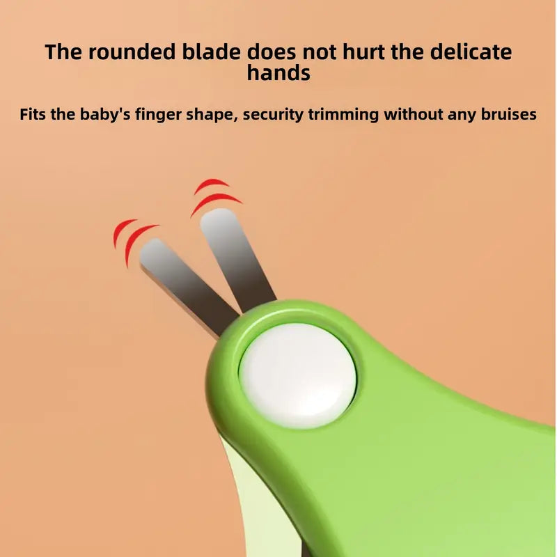 Baby Nail Care Scissors – Soft-Tip Safety Nail Cutter for Newborns & Infants