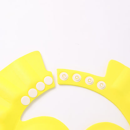 Adjustable Baby Shower Cap with Ear Protection – Tear-Free Bathing Shield Hat for Kids | Waterproof EVA Foam Shampoo Visor with Snap Buttons