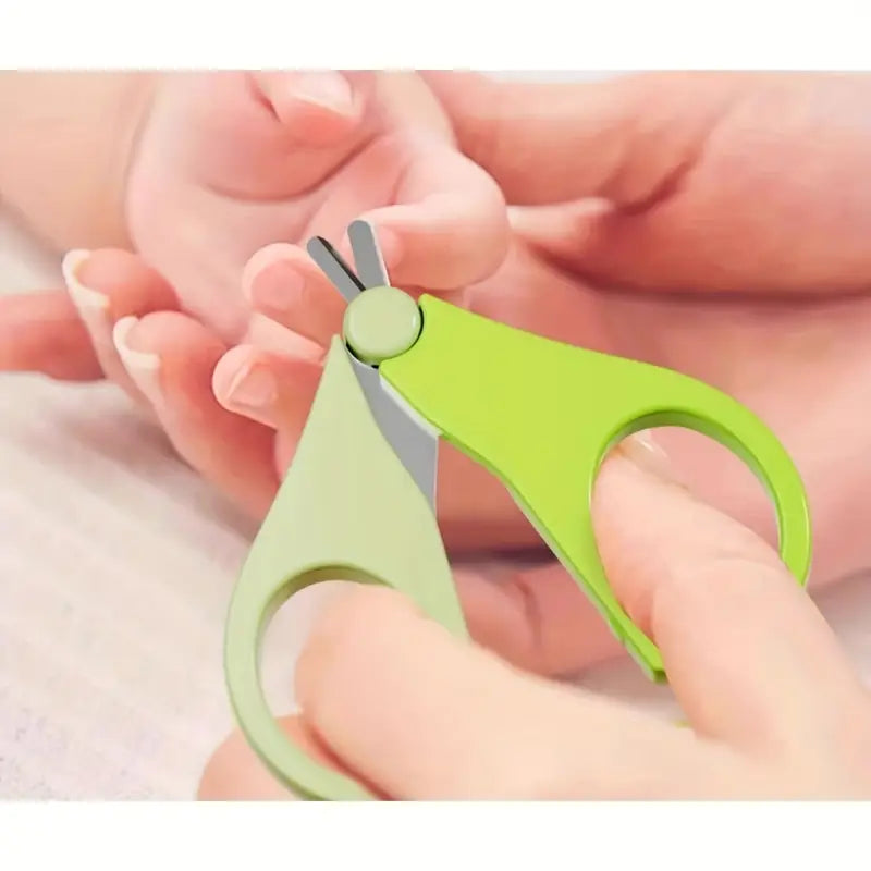 Baby Nail Care Scissors – Soft-Tip Safety Nail Cutter for Newborns & Infants