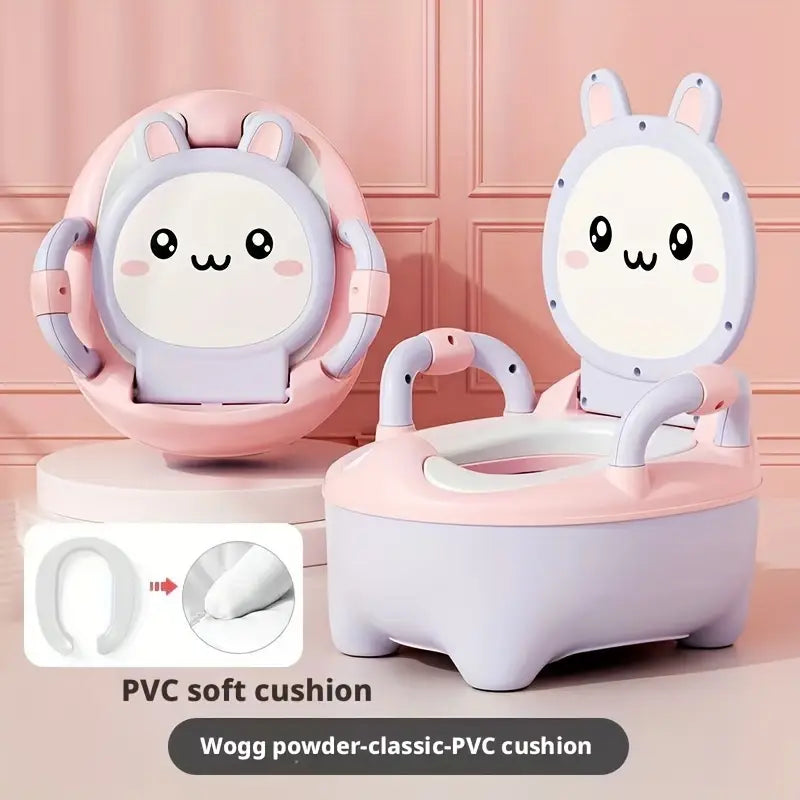 Baby Portable Toilet Potty Training Seat for Toddler Boys & Girls – 3-in-1 Travel & Home Potty Chair with Removable Bowl, Splash Guard & Non-Slip Base | Suitable for 1+ Years