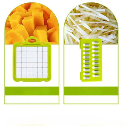 SliceMate 14-in-1 Jumbo Vegetable Cutter & Slicer | Manual Grater, Dicer, Chopper, Peeler – Multipurpose Kitchen Tool