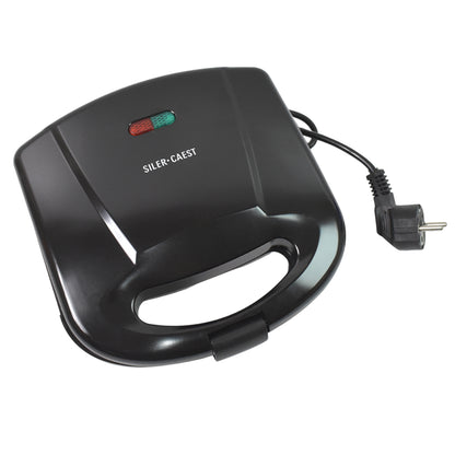 Non-Stick Sandwich Maker with Indicator Lights | Easy-to-Use & Easy-to-Clean | Cool-Touch Handle | Low-Fat Cooking