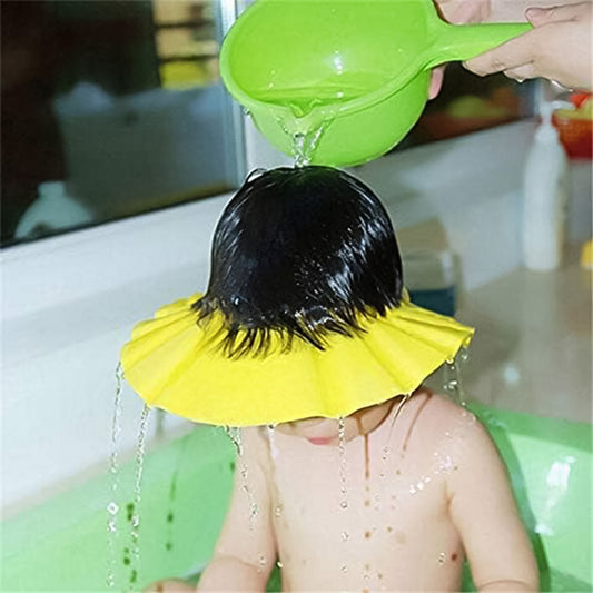 Adjustable Baby Shower Cap – Waterproof Bath Hat for Kids