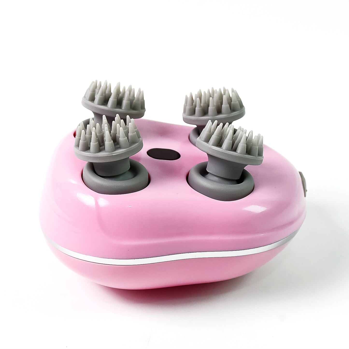 Smart Electric Scalp & Body Massager – Handheld Vibration Tool with 4 Detachable Heads | USB Rechargeable, Waterproof, Full Body Relaxation