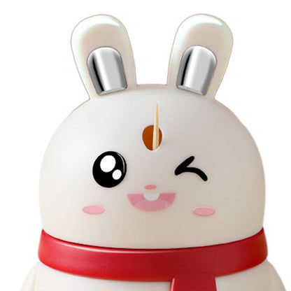BunnyPop Toothpick Holder | Cute Rabbit-Shaped Toothpick Dispenser with Push-Press Pop-Up Design | Durable PP Material | Tabletop Decor & Dining Accessory