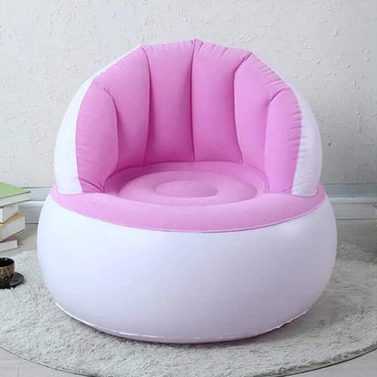 Kids Toy Inflatable Sofa Chair with Backrest – Soft Finger Sofa for Kids | Includes Foot Air Pump with Hose