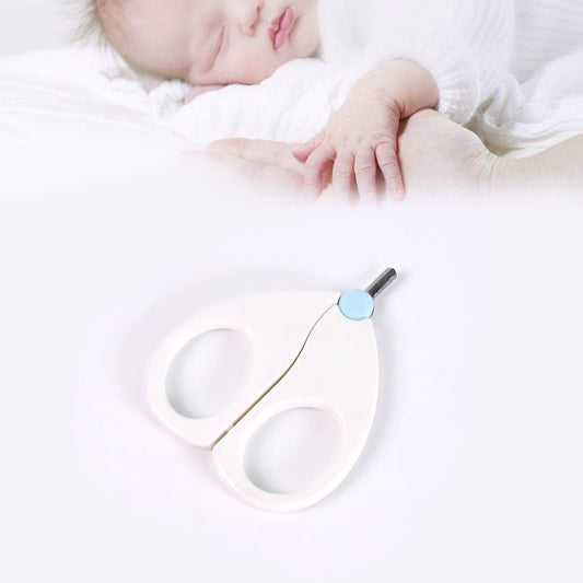Baby Nail Care Scissors – Soft-Tip Safety Nail Cutter for Newborns & Infants