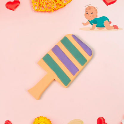 CandyGrip Silicone Teether for Babies – BPA-Free, Easy-to-Hold Chew Toy (6–12 Months)