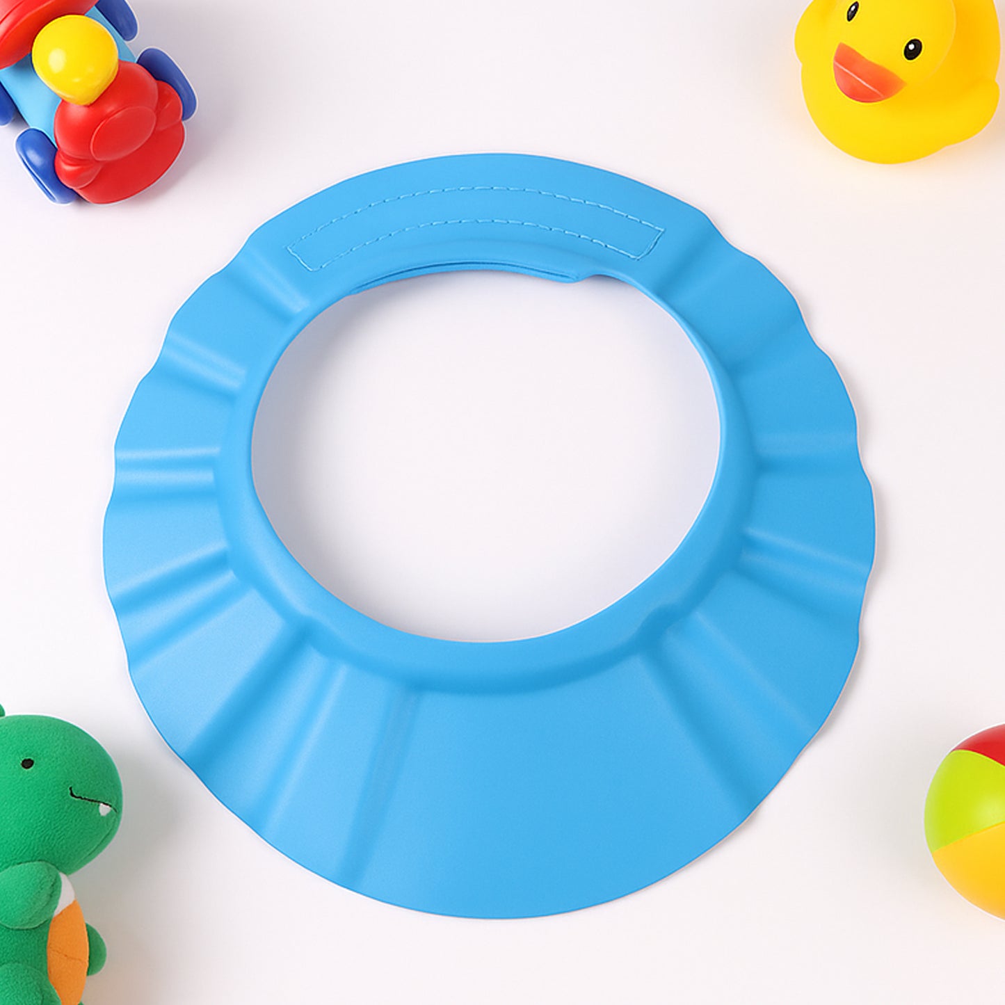 SoftShield Baby Shower Cap – Adjustable Shampoo Protector for Eyes & Ears (1 Pc / Cute Design)