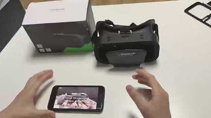 3D VR Headset Compatible with iPhone & Android – Virtual Reality Goggles for 3D Movies, Video Games & Immersive VR Experiences