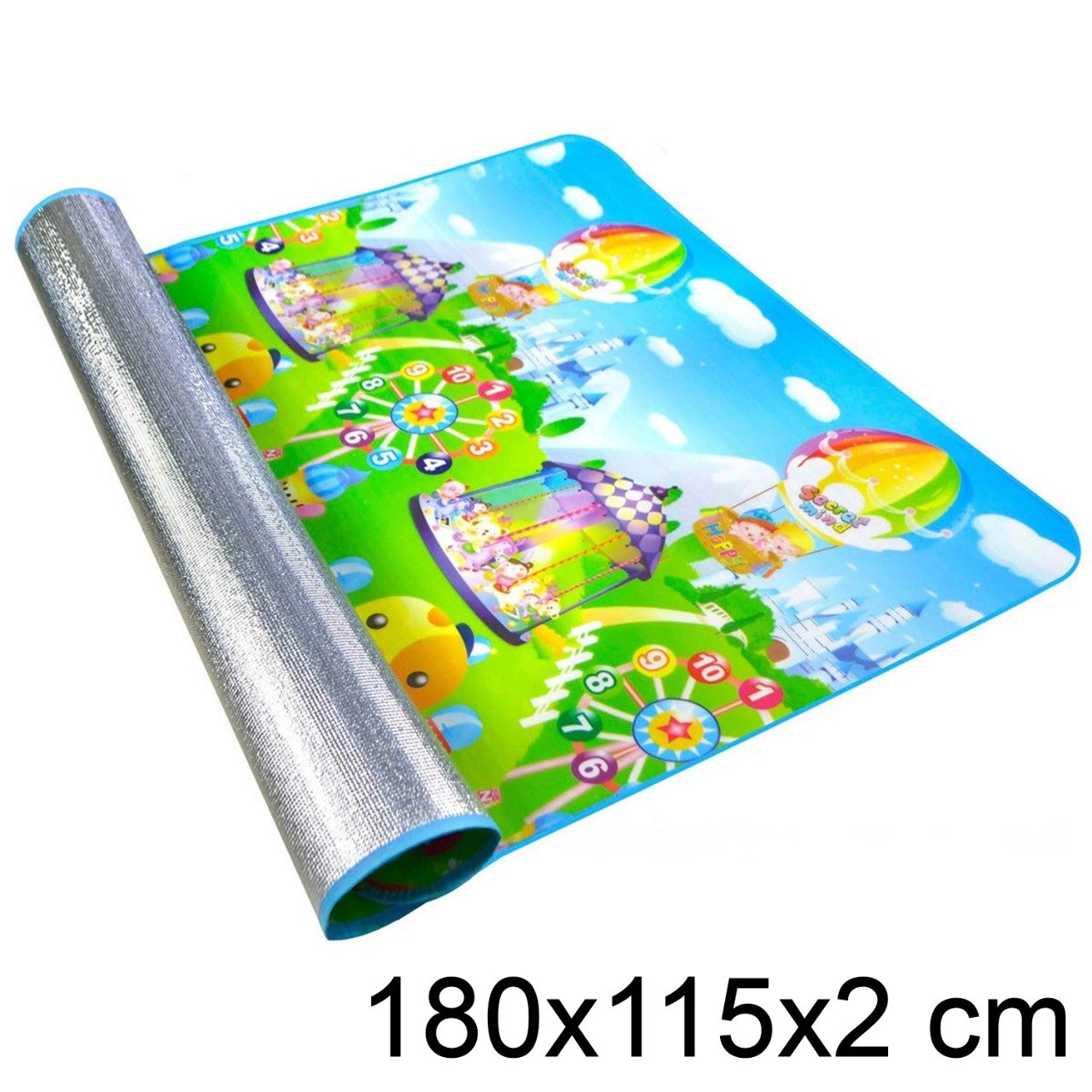 Waterproof Baby Play Crawl Floor Mat for Kids – Soft Foam Tummy Time Mat with Double-Sided Design | Portable & Cushioned Play Area for Home, School, Picnic
