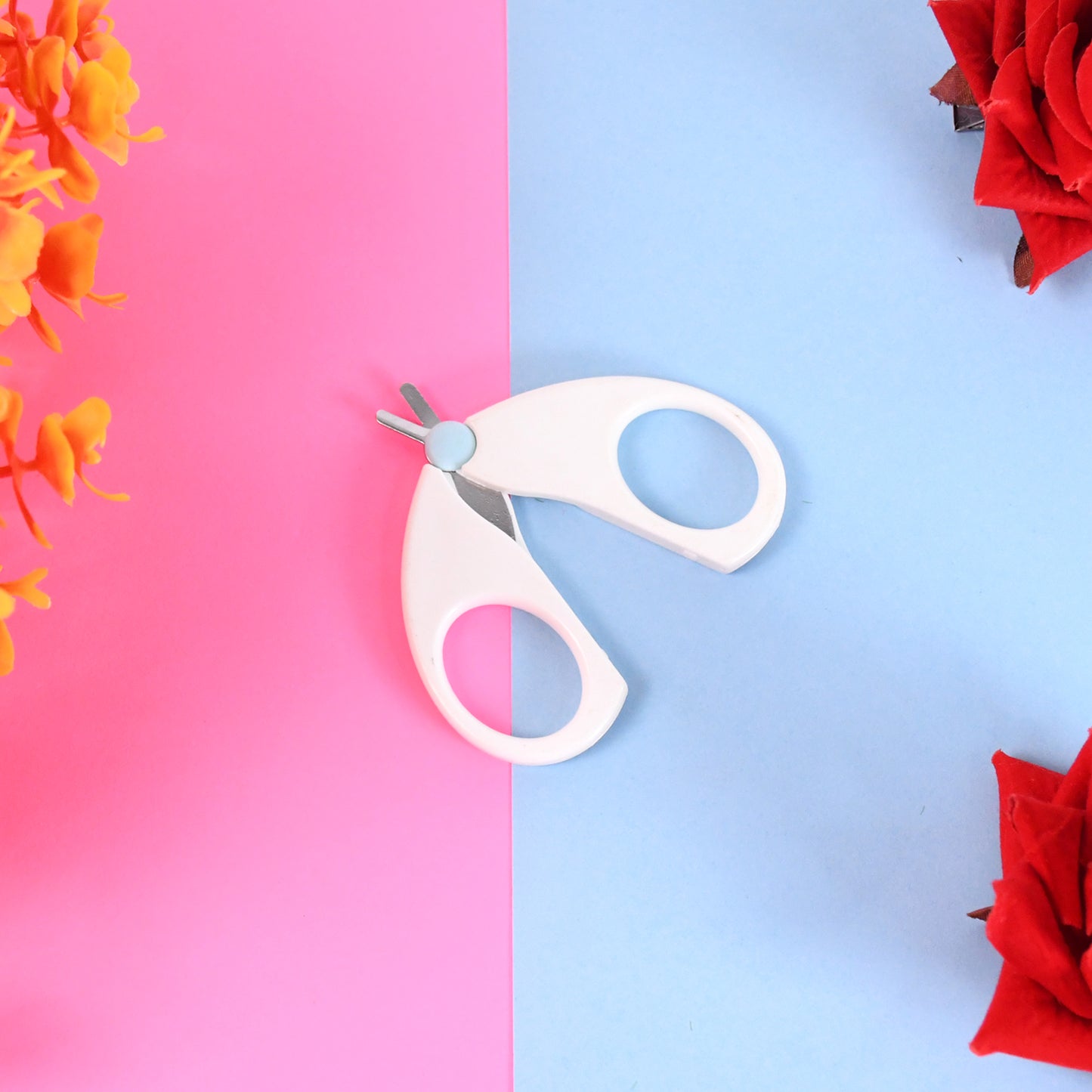 Baby Nail Care Scissors – Soft-Tip Safety Nail Cutter for Newborns & Infants