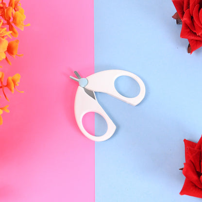 Baby Nail Care Scissors – Soft-Tip Safety Nail Cutter for Newborns & Infants